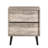 Vansant 1 - Drawer Nightstand with Drawer and Open Compartment, Solid Wood Legs-964602023