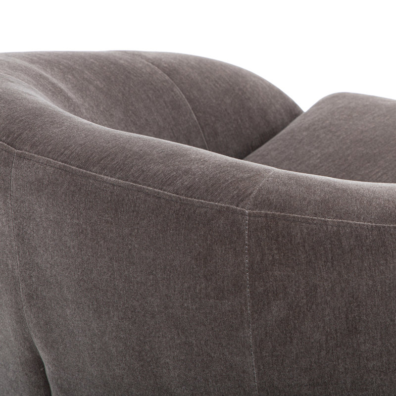 Fauteuil demi-tonneau Stargazer, Chenille Storm Performance