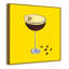 Espresso Martini Buttercup - reproduction carrée jaune par Straker-812687078-812687059
