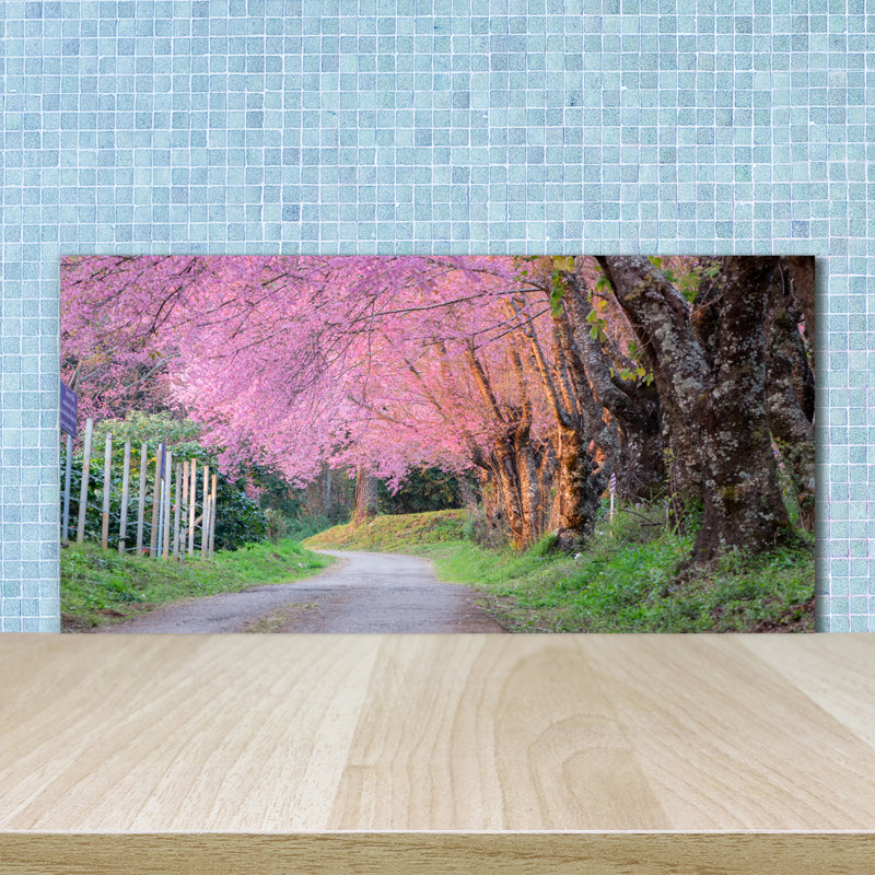 Lusilla 50cm W x 100cm L Glass Peel and Stick Panel