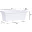 Pot à fleurs en plastique Kayenta-1896747701-2098251101