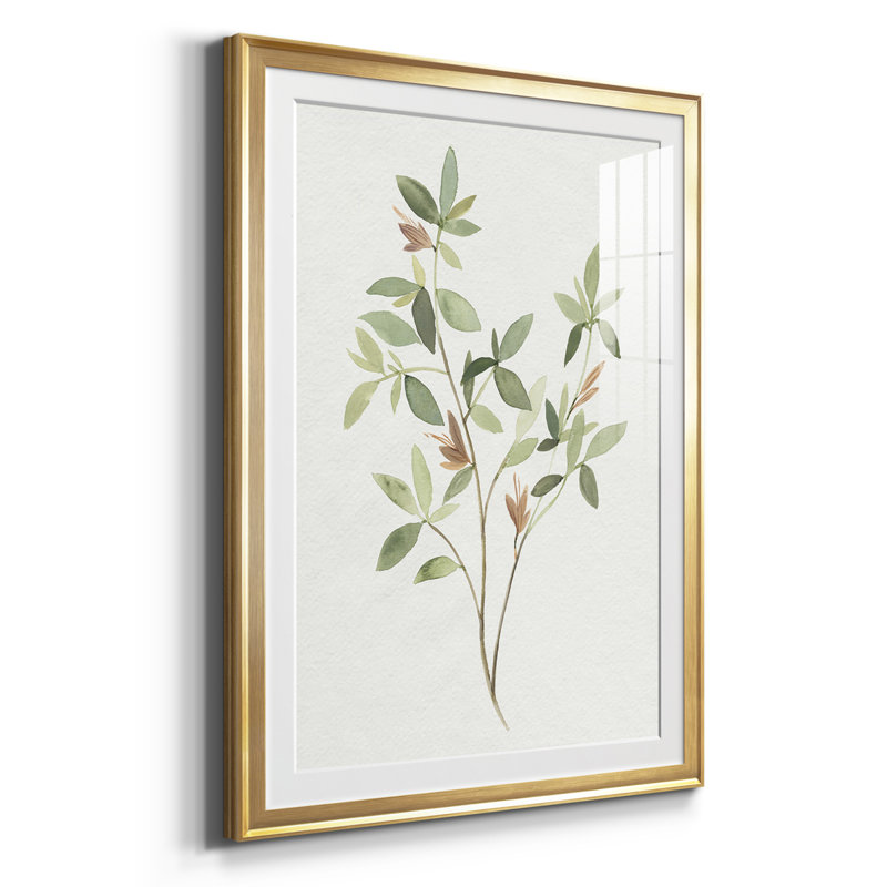 Reproduction encadrée de qualité supérieure simple prêt à accrocher, H 30,5 po x l 67,5 po x P 1 po, Cadre doré, Blanc