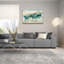  «Mosaic Beached Bateaux 1» par Ethan Harper, art mural en verre acrylique, 36 po x 24 po