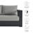 Modway Tahoe Outdoor Patio Powder-Coated Aluminum 2-Piece Right-Facing Chaise Sectional Sofa Set-95616617-95616618