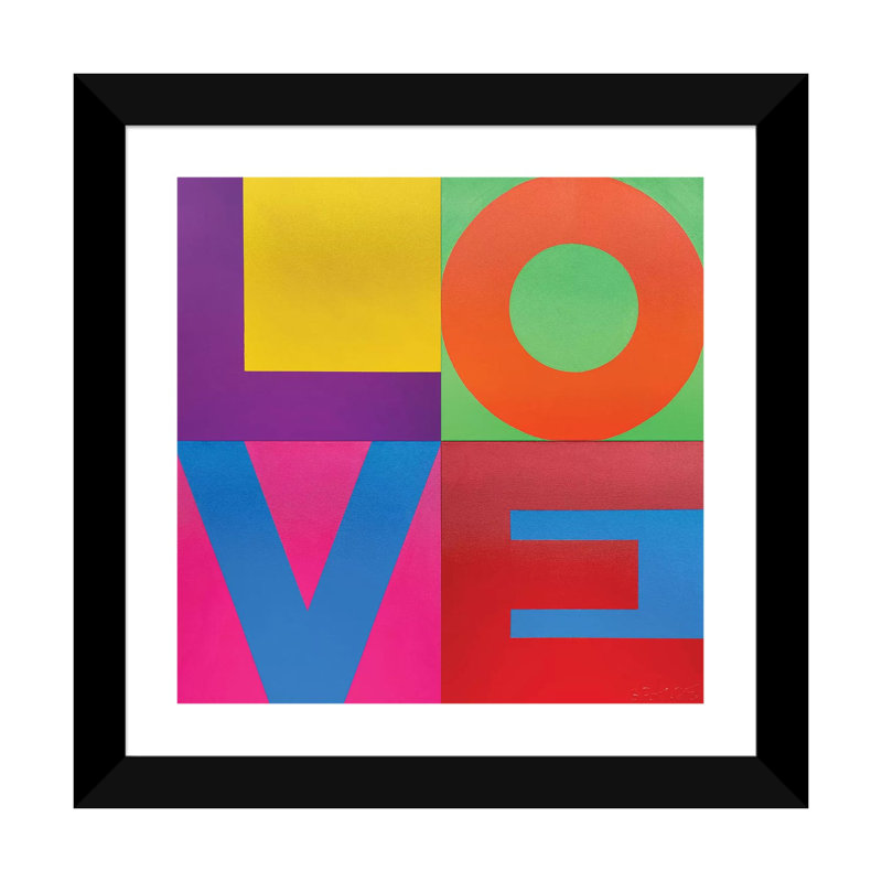 Education, 16" H x 16" W x 1" D, Black Framed Fine Art Paper