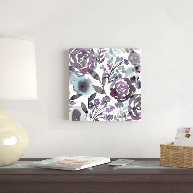 Jardin de prunes en fleurs II, H 12 po x l 12 po x P 1,25 po
