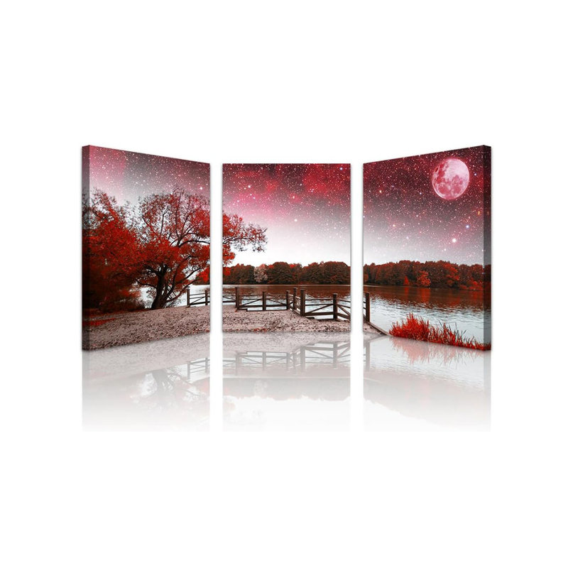 3 Piece Wrapped Canvas Print