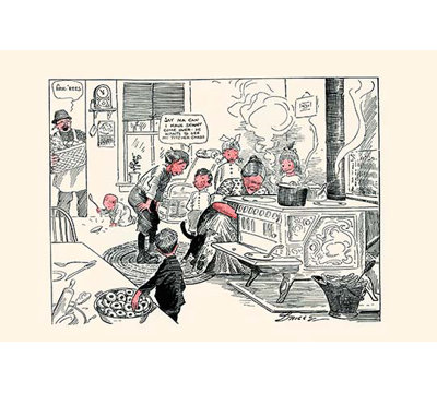 « the cuisine » par clare briggs, reproduction d’art