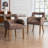 Upholstered Dining Accent Chair With Armrest-1772763931