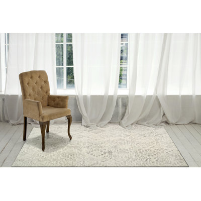 Tapis gris clair Olivieri