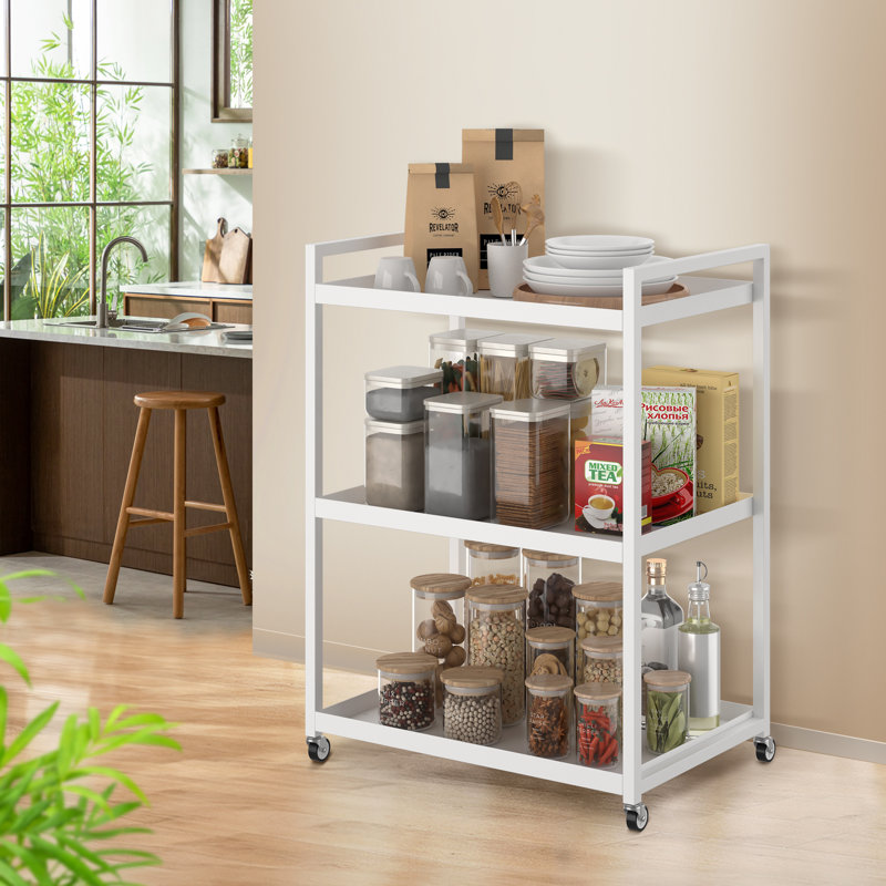Organisateur de rangement à 3 niveaux, Blanc