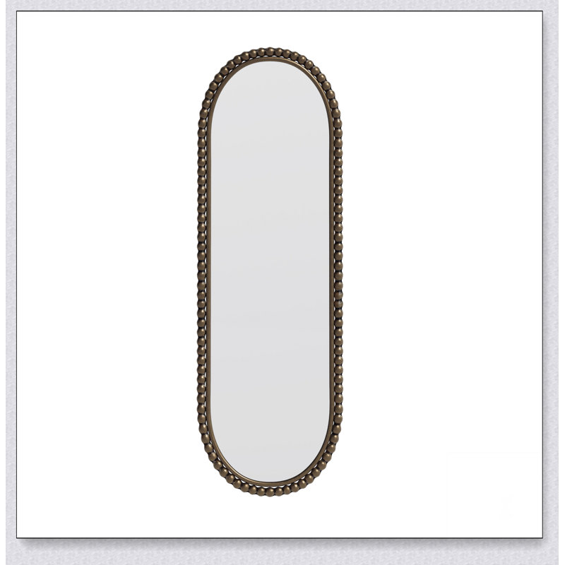 Miroir rétro Iron Art, Doré