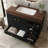36" Freestanding Bathroom Vanity With Faux Marble Top, Ceramic Sink, 5 Drawers & Stainless Steel Legs-1844875871-1844875868