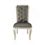 Ensemble de salle à manger 7 pièces Modern Glam Silver Finish-616595913