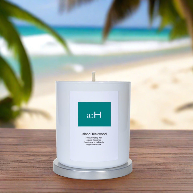 Bougie parfumée A: H Island Teakwood, 1
