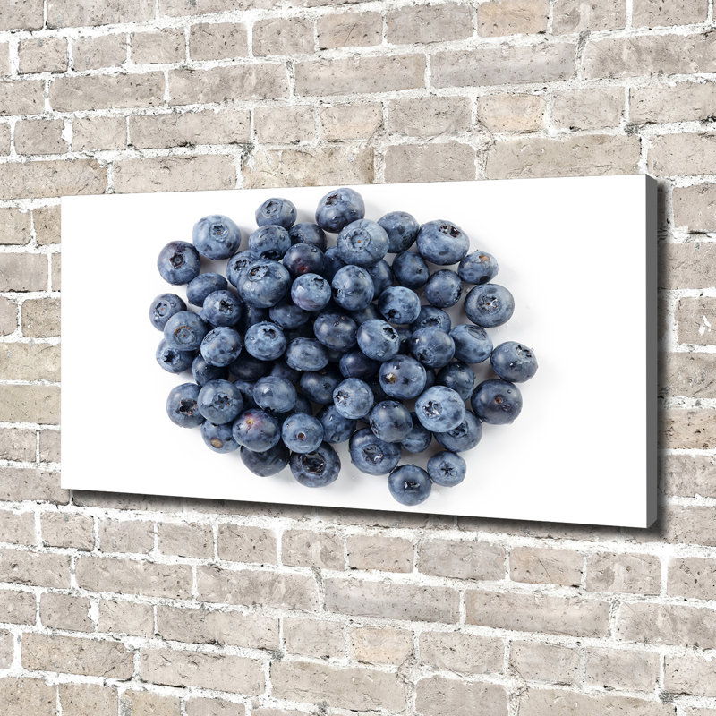 Blueberries - Wrapped Canvas Print