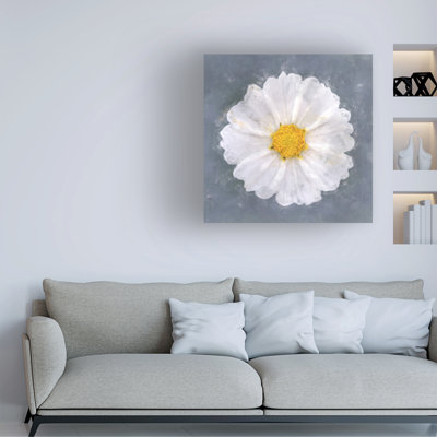 Bolog Emma Eve Cunningham Flower 18 - White Cosmos Bloom Canvas Art