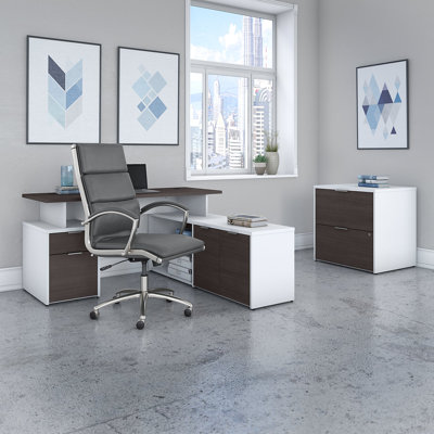4 Piece Writing Desk Office Set