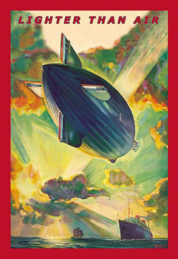 Publicité plus claire que l’air rétro, H 66 po x l 44 po x P 1,5 po
