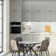 1-Light Contemporary White Cone Pendant Light with Opal Glass Shade