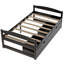 Lit plateforme simple avec deux tiroirs-1673978360