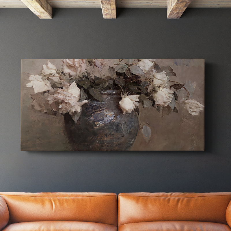 Botanical Series-CD XXXI - Toile tendue avec châssis - Prêt à accrocher, H 24 po x l 48 po