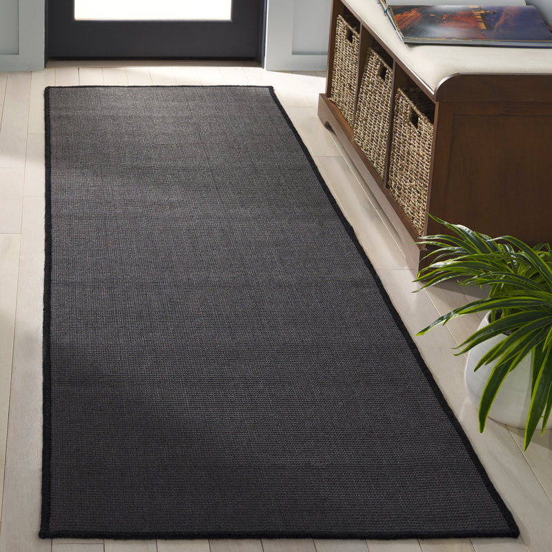 Nf441 Sisal No Pattern Rug, Runner 2'6" x 8'