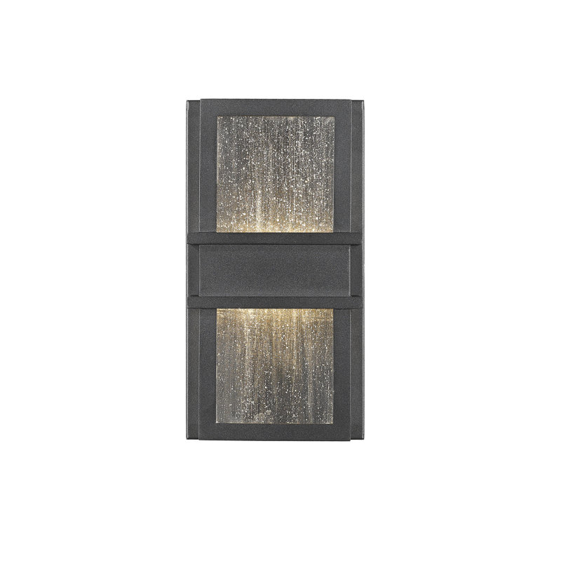 Plafonnier encastré d'extérieur 2 lumières Alresford, H 12 po x l 6,25 po x P 3,25 po