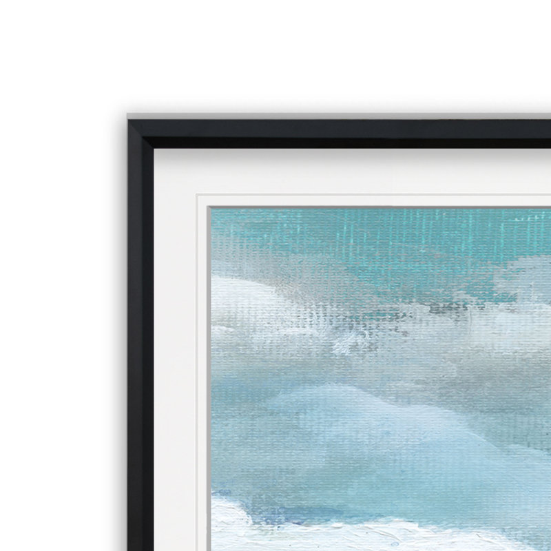«Billowing Clouds II» - reproduction d'art, H 23 po x l 23 po x P 1,5 po, Cadre noir