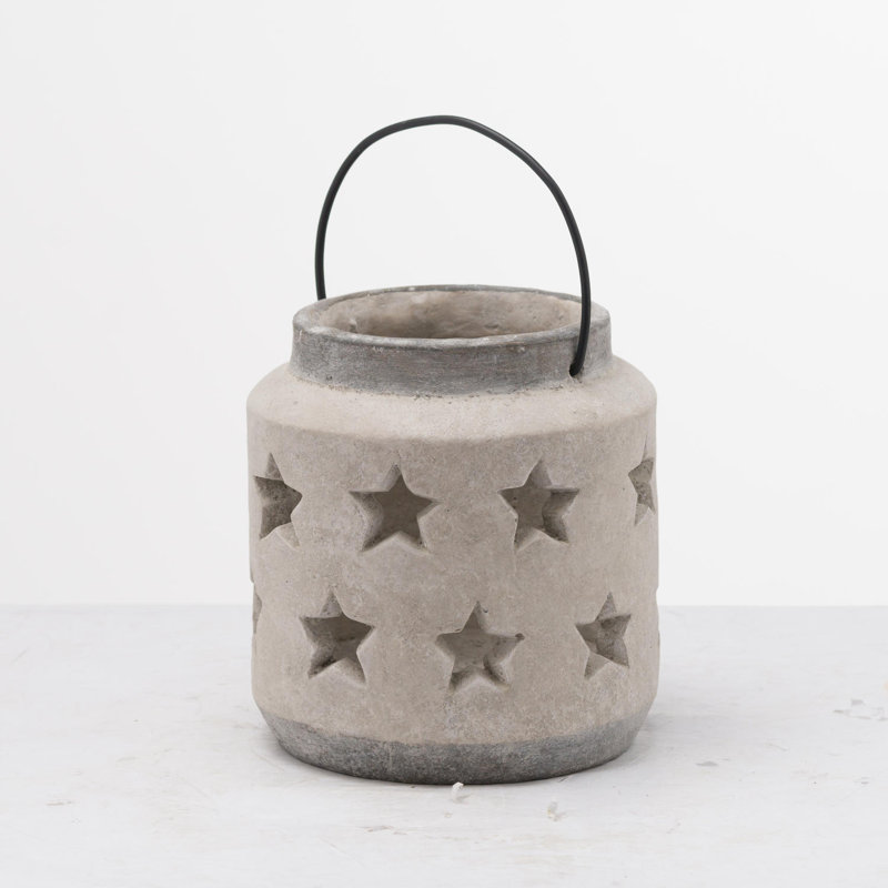 Muskoka Concrete / Cement Tabletop Lantern, Small