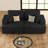 Bianca Wide Plush Corduroy 2 Seater Sofa Apartment Couch With Removable Cushion Cover-566829971