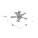 34" Watson 5 - Blade Standard Ceiling Fan with Pull Chain and Light Kit Included