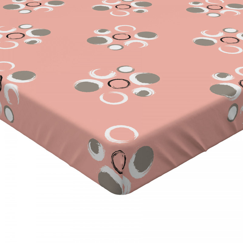 Microfiber Floral Fitted Sheet, Full Fitted Sheet