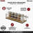 Rev-A-Shelf Steel Door/Wall Mount Spice Rack Pantry Shelf Organizer-101785072