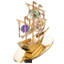 Sculpture pour bateau à mayflower crystal garniture cloutée-35981338