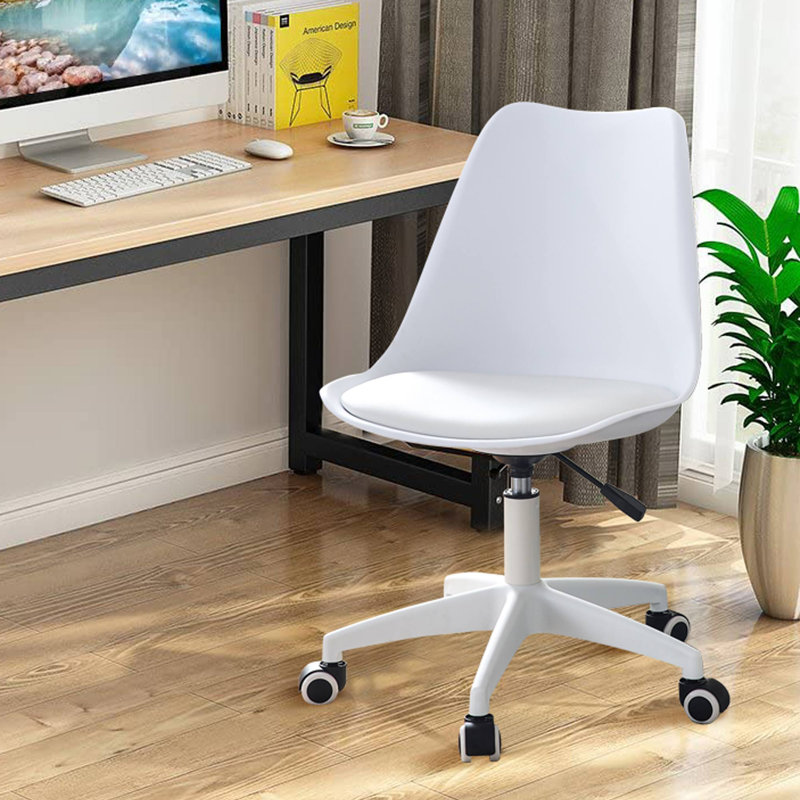 Chaise de bureau Branden-Lee, Bleu minuit / blanc