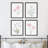 Vibrant Wildflower " IDEA4WALL Framed Lavender Rose Daisy Cornflower Wall Art, Set Of 4 Nature Wilderness Wall Decor Prints, Botanical Floral Wall Decor For Living Room, Bedroom " 4 - Pieces-90161908-119403122