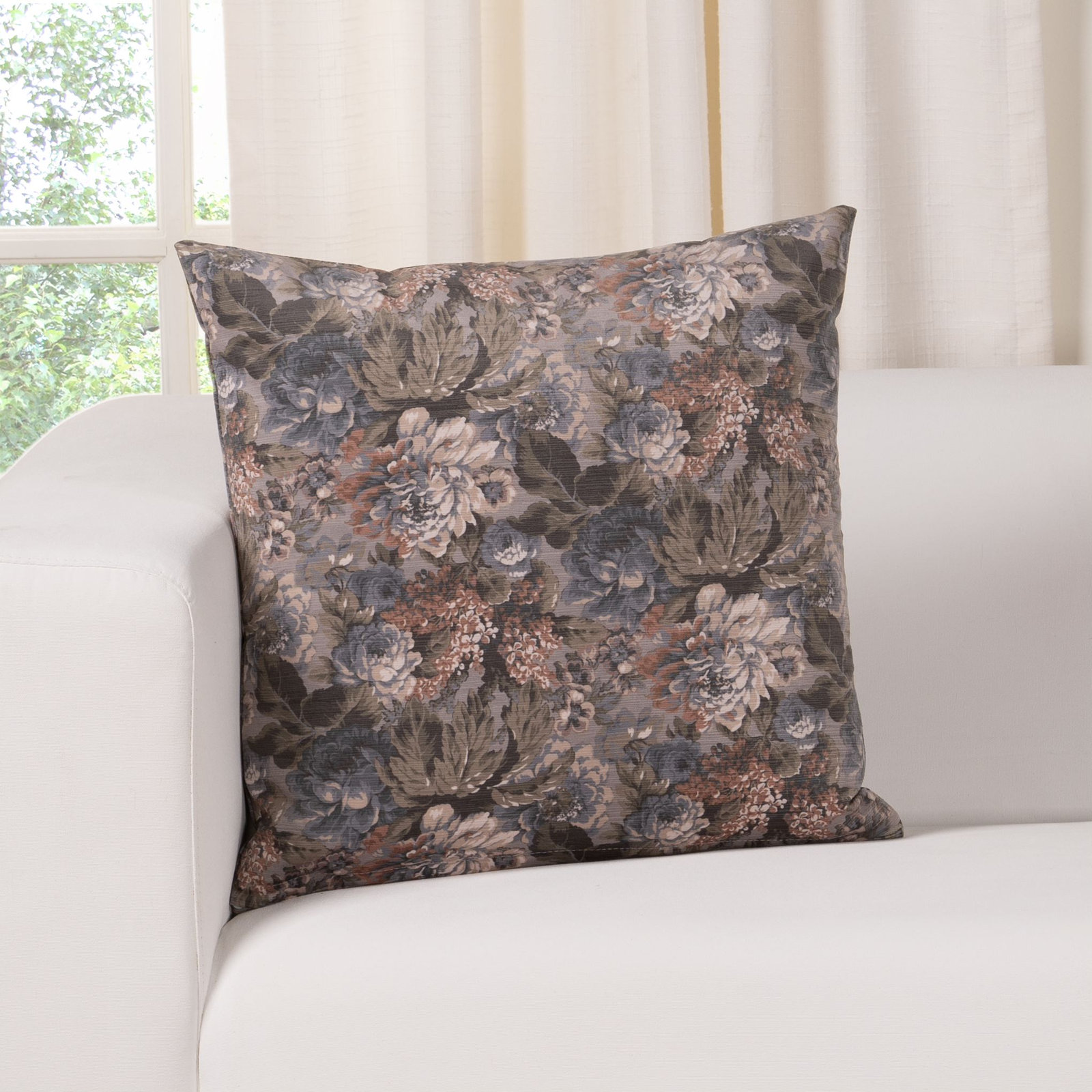 Olcott Throw Pillow, Square 18", Polyester