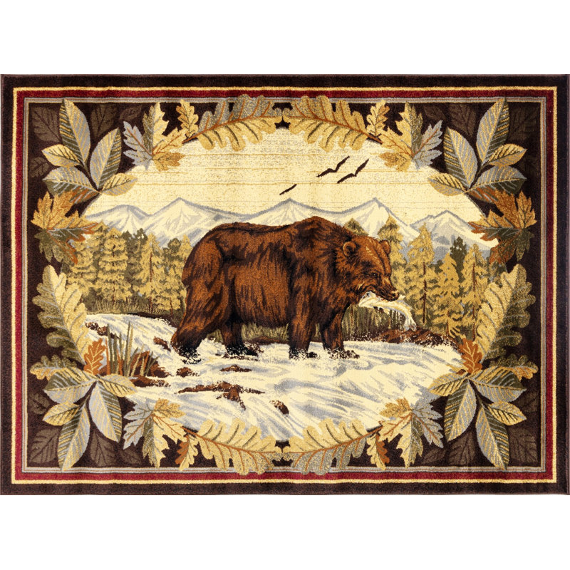 Elegant Area Rug, Polypropylene Rug, Rectangle 2' x 3'