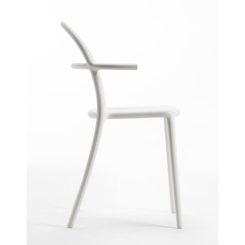 Generic C Arm Chair, White