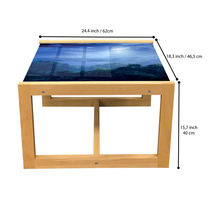 Jaiyanna Trestle Coffee Table, 40cm H x 46.5cm W x 62cm D