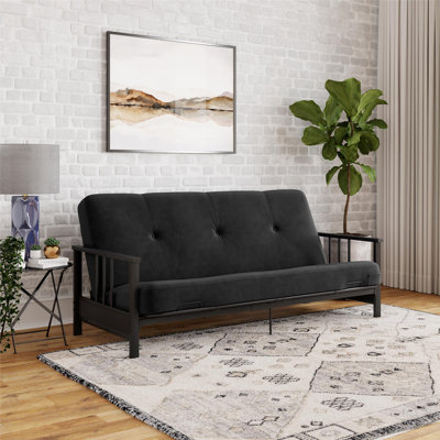 Garrido Full / Double 77'' Upholstered Futon And Mattress