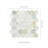 Skylore Hexagon 12 in. x 12 in. Polished Marble Mosaic Floor and Wall Tile