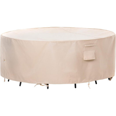 Housse de table d'extérieur en tissu imperméable résistante aux rayons UV