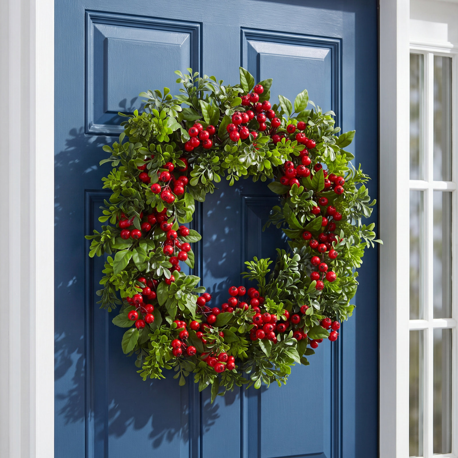 24'' Handcrafted Polyester Wreath