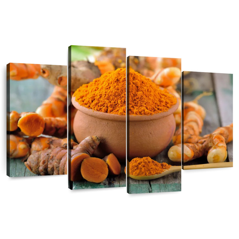 Yarlin Golden Turmeric Spice, 54" H x 84" W