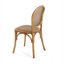 Chaises de salle à manger brun clair (ensemble de 2)