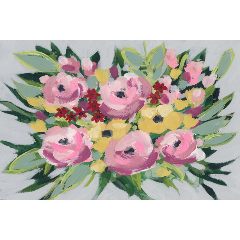 Spring Array I by Regina Moore - Painting, 61cm H x 91cm W, Wrapped Canvas