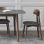 Contemporary Oak Dining Set with Stone-107724827