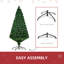 HOMCOM Pre-Lit Fibre Optic Artificial Christmas Tree Multi-Colour-67202391